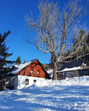 chalupa Rokytnice nad Jizerou - Horní Domky v zimě