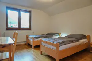 apartmán č. 1 - ložnice se 2 lůžky