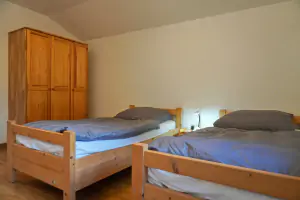 apartmán č. 2 - ložnice se 2 lůžky